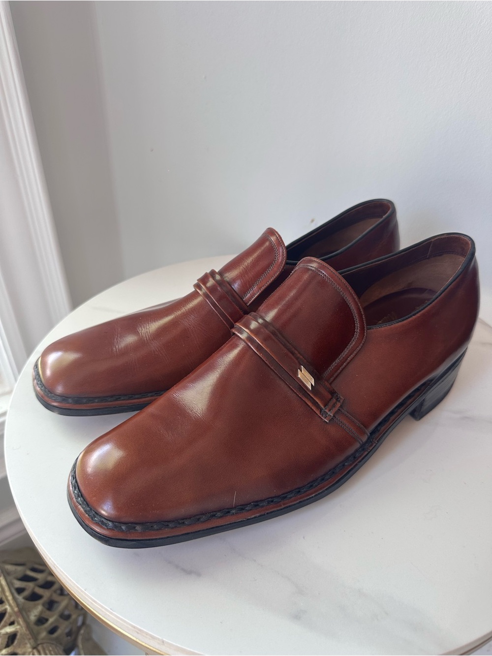 VINTAGE 60s/70s Barker of Earls Barton Hand-Lasted Loafers England UK 10 US 11